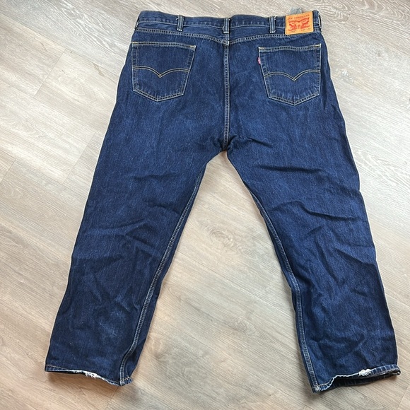 Levi’s 505 Dark denim jeans EUC W44 L30 - Picture 8 of 8